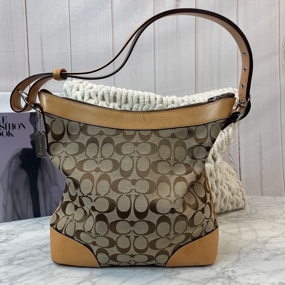 Coach Canvas Hobo Bag